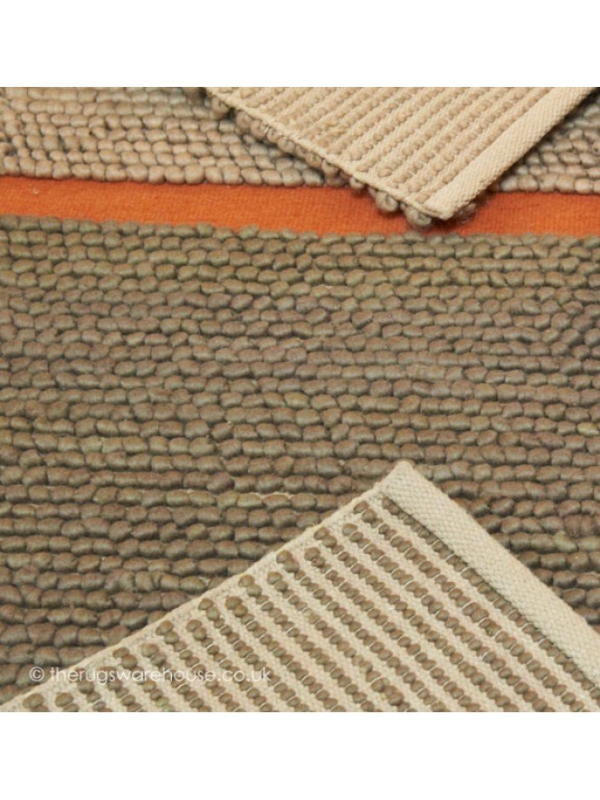 Pebbles and Line Rug - 5