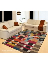 Domino Red Rug - Thumbnail - 2