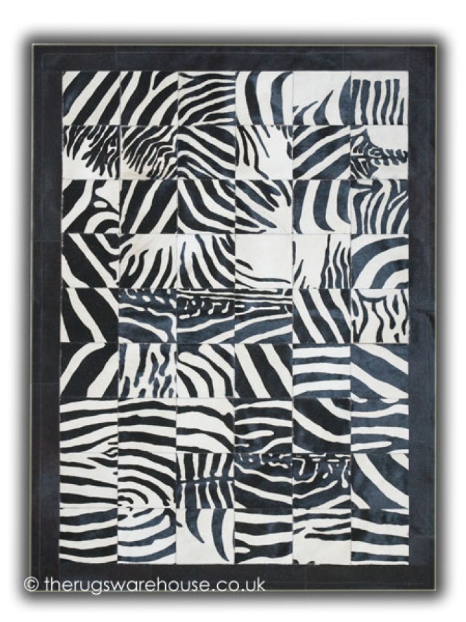Zebra Patch Rug - 5