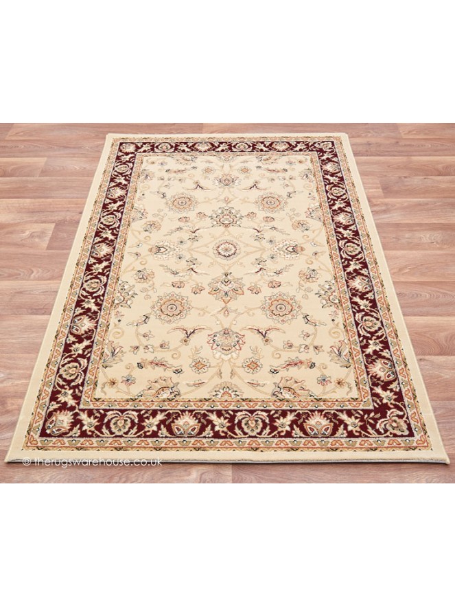 Augusta Beige Red Rug - 3
