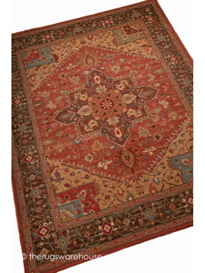Shivaz Rust Rug - 6