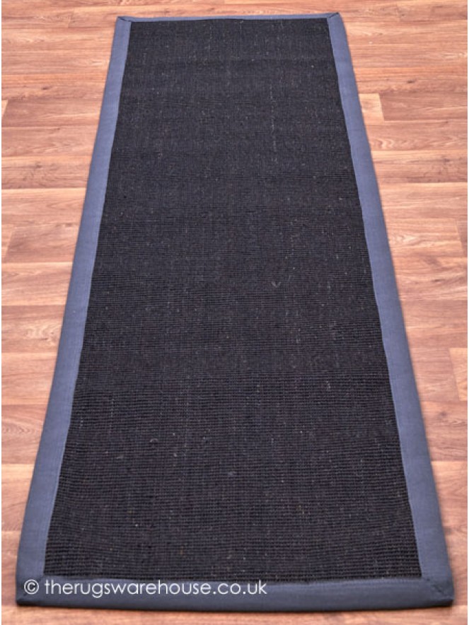 Sisal Black Grey Runner - 3