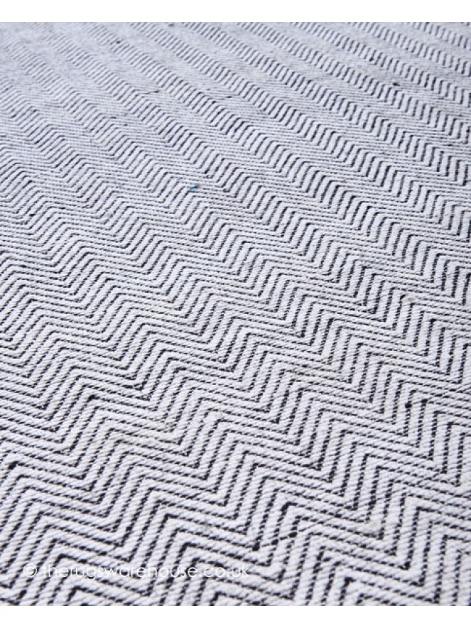 Ives Black White Rug - 6