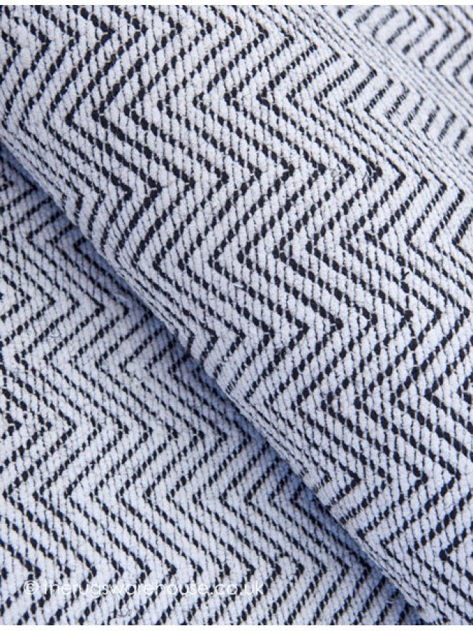 Ives Black White Rug - 5