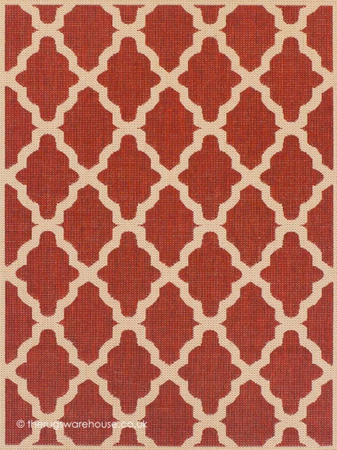 Moda Trellis Red Rug - 5