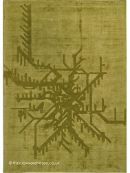 Metropolitan Green Rug - Thumbnail - 5