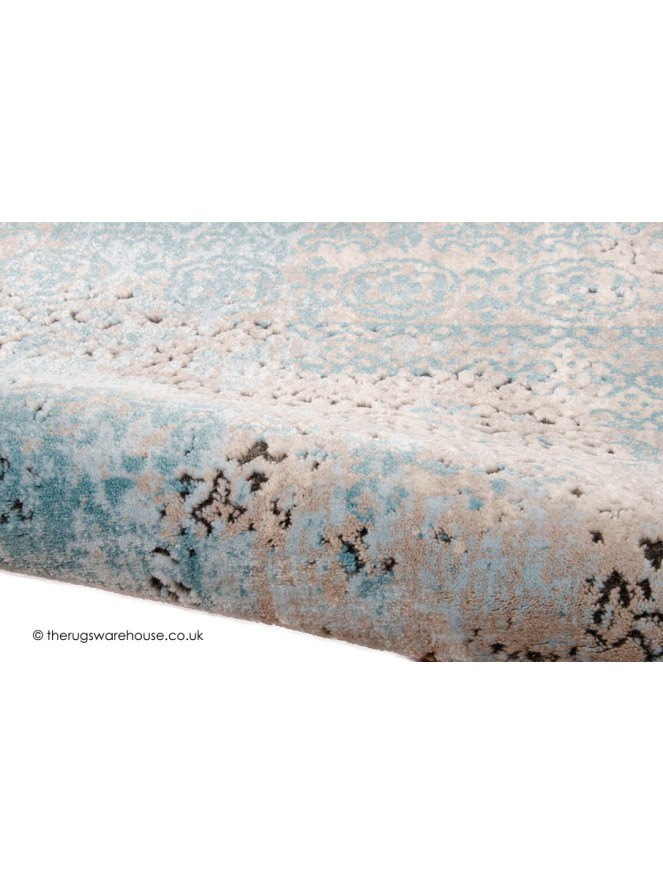 Patch Stripes Blue Rug - 4