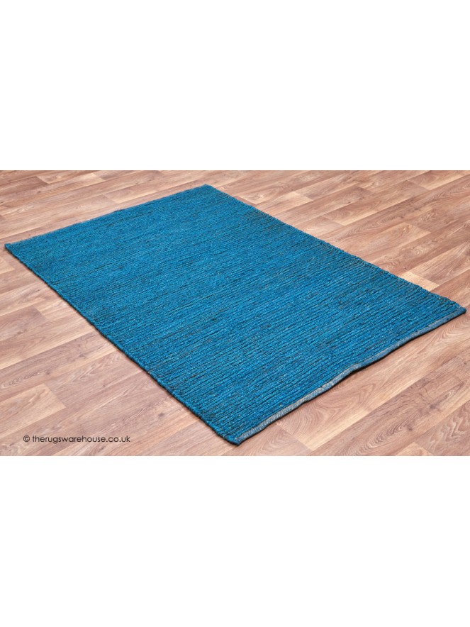 Soumak Teal Rug - 8