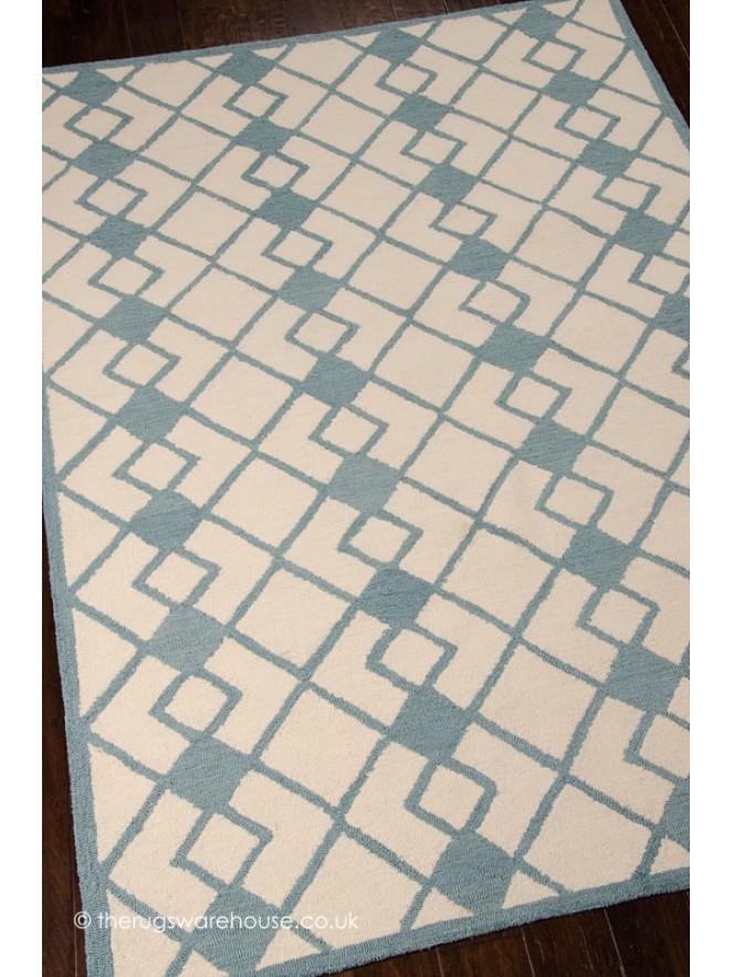 Decor Ivory Blue Rug - 6