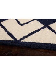 Decor Ivory Navy Rug - Thumbnail - 3