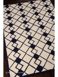 Decor Ivory Navy Rug - Thumbnail - 6