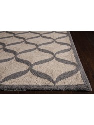 Decor White Grey Rug - Thumbnail - 3