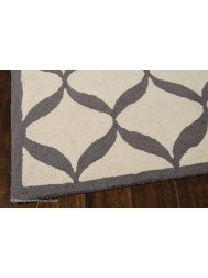 Decor White Grey Rug - Thumbnail - 4