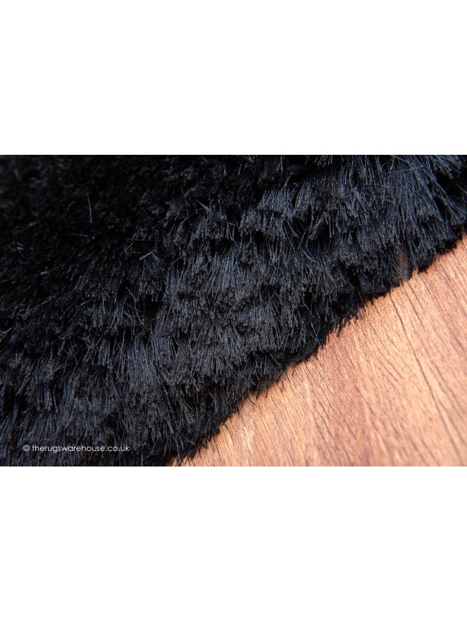 Plush Black Rug - 4