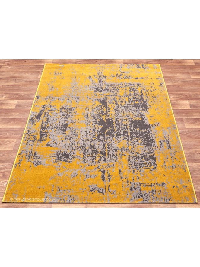 Revive Abstract Gold Rug - 3