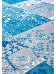 Revive Patch Blue Rug - Thumbnail - 6