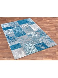 Revive Patch Blue Rug - Thumbnail - 2