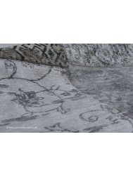 Vintage Black White Rug - Thumbnail - 6