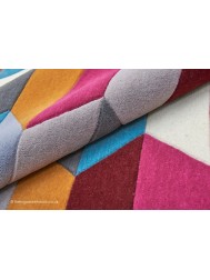 Funk Honeycomb Bright  Rug - Thumbnail - 4