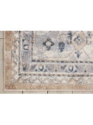 Malta Beige Blue Rug - Thumbnail - 3