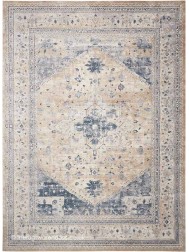 Malta Beige Blue Rug - Thumbnail - 6