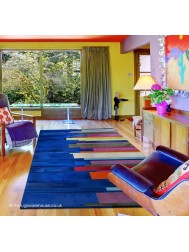 Pali Multipla Blue Rug - Thumbnail - 2