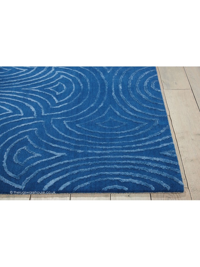Vita Waves Blue Rug - 3