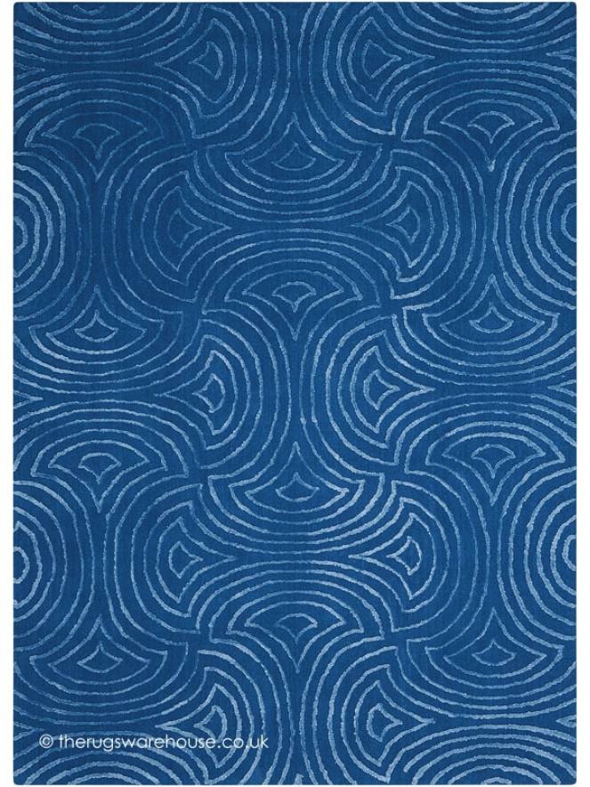 Vita Waves Blue Rug - 7