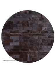 Aria Maroon Circle Rug - Thumbnail - 3