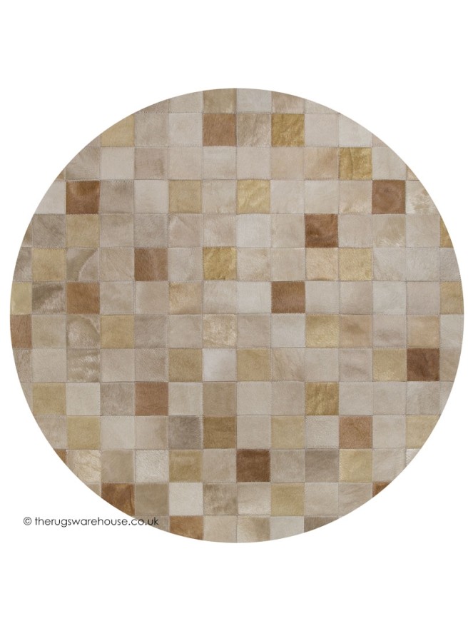 Chantilly Beix Circle Rug - 5
