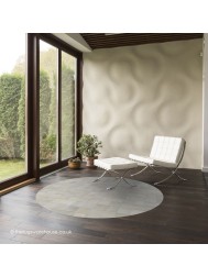 Chantilly Blanc Circle Rug - Thumbnail - 2