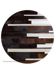 Pali Brown Circle Rug - Thumbnail - 4