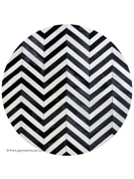Vasconia Noir Circle Rug - Thumbnail - 4