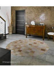 Chantilly Beix Circle Rug - Thumbnail - 2