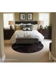 Aria Maroon Circle Rug - Thumbnail - 2