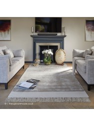 Karma Tassel Grey Rug - Thumbnail - 2