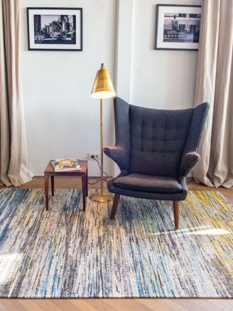 Sari Blue Yellow Mix