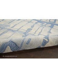 Stacks Symmetry Blue Rug - Thumbnail - 5