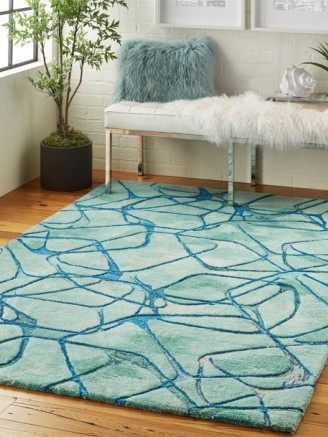 Polygons Symmetry Aqua