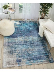 Lamella Teal Rug - Thumbnail - 2