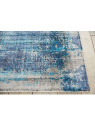Lamella Teal Rug - Thumbnail - 3
