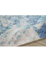 Lamella Teal Rug - Thumbnail - 4