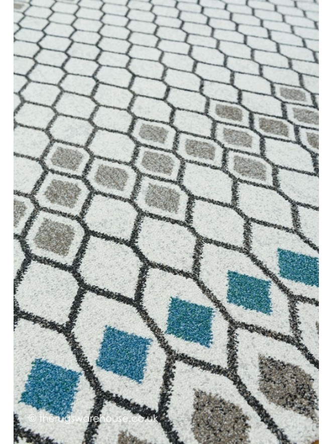 Samos Grey Blue Rug - 6
