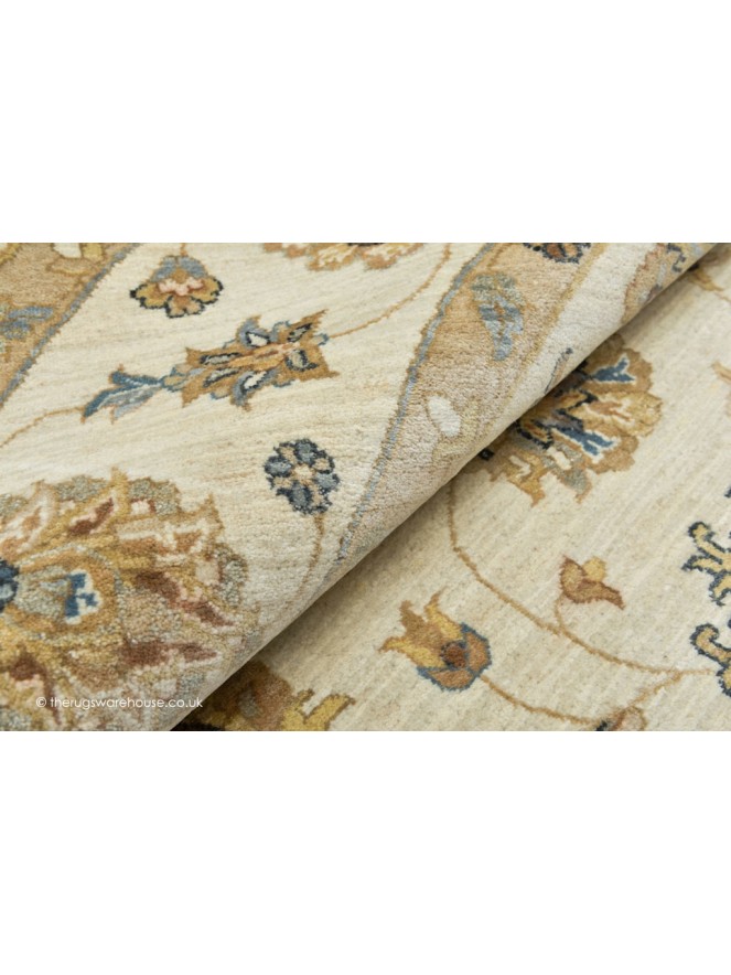 Royal Ziegler Beige Circle Rug - 4