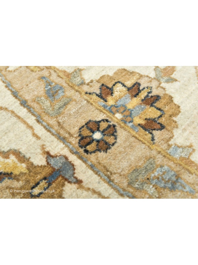 Royal Ziegler Beige Circle Rug - 6