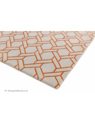 Fine Line Orange Rug - Thumbnail - 3