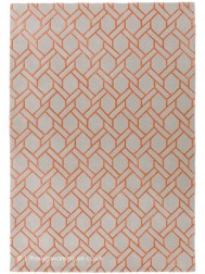 Fine Line Orange Rug - Thumbnail - 6