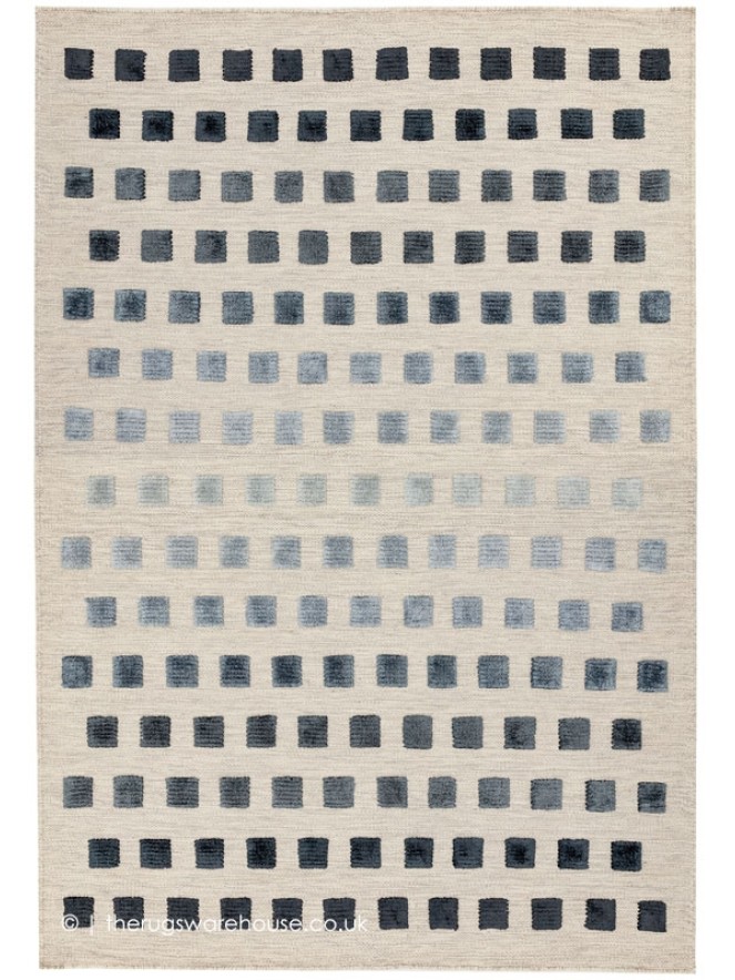 Silvery Squares Rug - 6