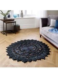 Zarla Black Rug - Thumbnail - 2