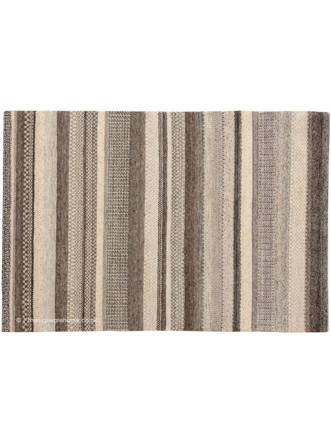 Ocean Stripes Grey Rug - 8